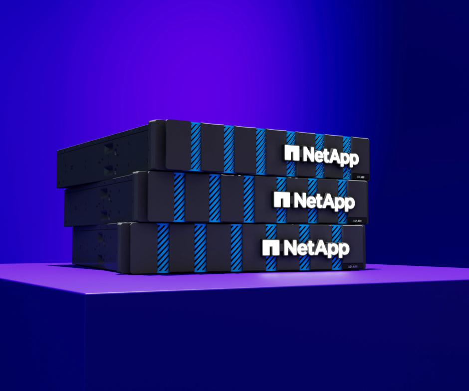 Dispositivo ASA con logotipo de NetApp