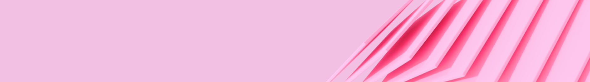 tarjetas de color rosa que flotan sobre un fondo rosa