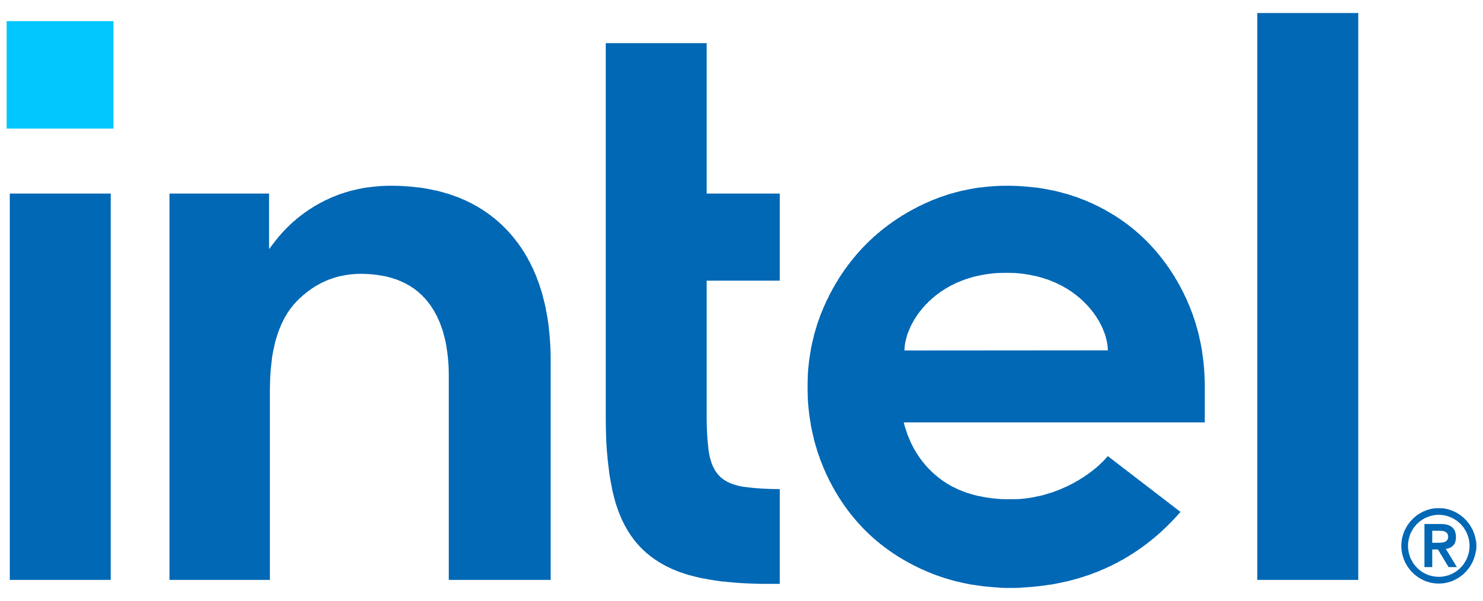 intel classic blue logo